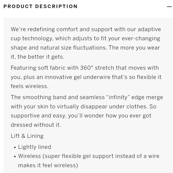 Victoria's Secret Infinity Flex Bra - Picture 6 of 7